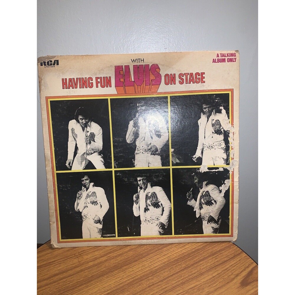 Elvis Presley Having Fun With Elvis On Stage RCA LP!